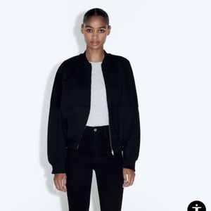 New Zara sweatshirt bomber jacket